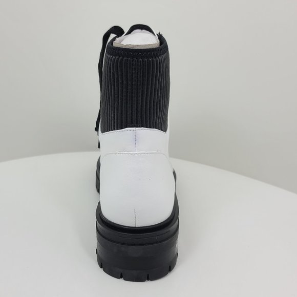 New Kenneth Cole Rhode WaterProof Leather Lace-Up Boots - Picture 6 of 10